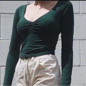forrest green brandy melville long sleeve